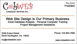 business card